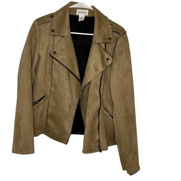 For The Republic Faux Suede Jacket - Picture 2 of 9